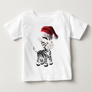 T-shirt Pour Bébé noël bébé zèbre