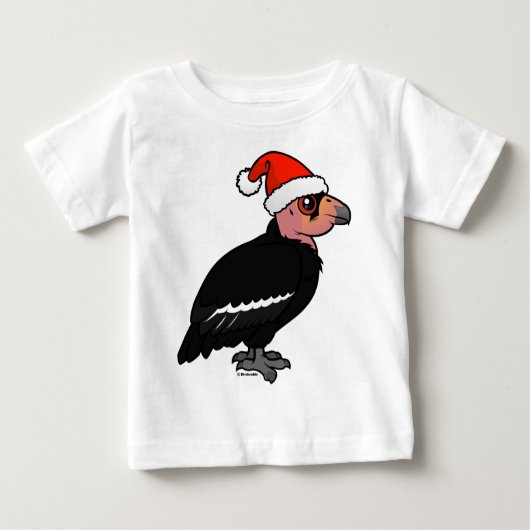 T-shirt Pour Bébé Noël Californie Condor (Devant)