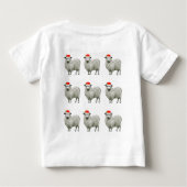 T-shirt Pour Bébé Noël drôle (Dos)