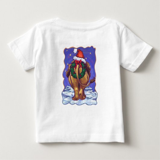 T-shirt Pour Bébé Noël du lion (Dos)