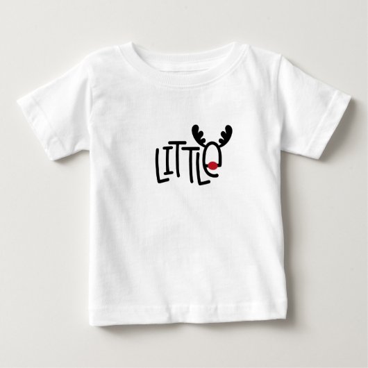 T-shirt Pour Bébé Noël du petit renne (Devant)