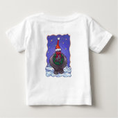 T-shirt Pour Bébé Noël Hippopotame (Dos)