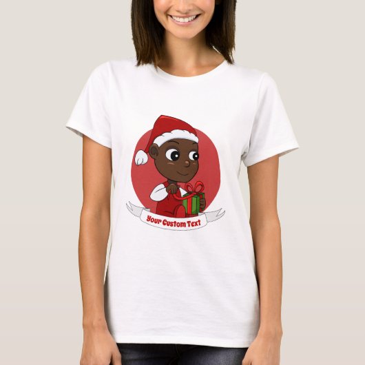 T-Shirt pour bébé Noël mignon (Devant)