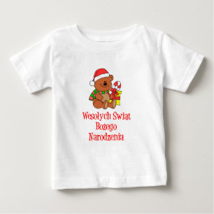 T-shirt Pour Bébé Noël polonais Wesolych Swiat