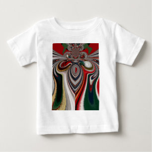 T-shirt Pour Bébé Noël Retro Texture Vintage Art Abstrait Imprimer