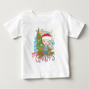 T-shirt Pour Bébé Noël vacances Joyeux Clarkmas