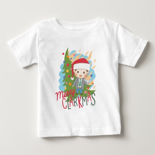 T-shirt Pour Bébé Noël vacances Joyeux Clarkmas (Devant)