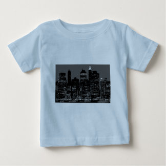 T-shirt Pour Bébé Noir et blanc New York City