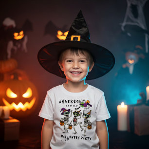 T-shirt Pour Bébé Nom de famille personnalisé Fête d'Halloween