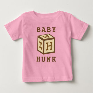 T-shirt Pour Bébé Nom de Hunk sur American Apparel