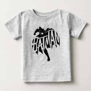 T-shirt Pour Bébé Nom de la brosse d'encre Batman