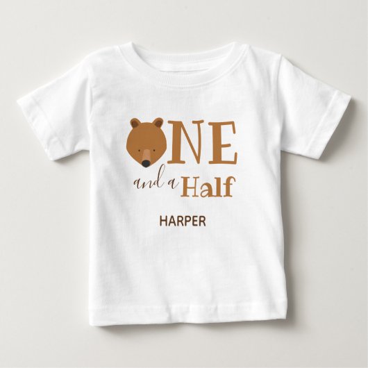 T-shirt Pour Bébé Nom de l'ours 18 Mois Un an et demi (Devant)