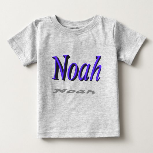 T-shirt Pour Bébé Nom-Noah (Devant)