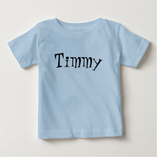 T-shirt Pour Bébé Nom personnalisé - Créez votre propre bleu personn