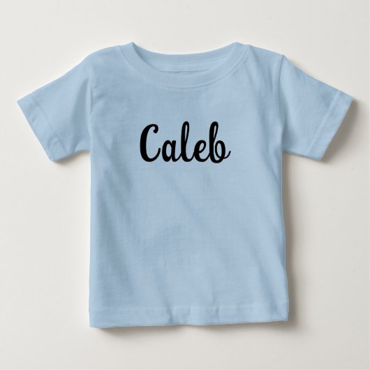 T-shirt Pour Bébé Nom personnalisé - Créez votre propre nom (Devant)