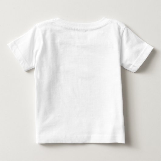 T-shirt Pour Bébé Nom personnalisé du premier anniversaire de fraise (Dos)