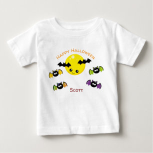 T-shirt Pour Bébé Nom personnalisé Halloween