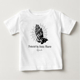 T-shirt Pour Bébé Nom personnalisé père Noël Muerte Protection