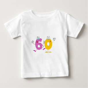 T-shirt Pour Bébé Nombre heureux 60
