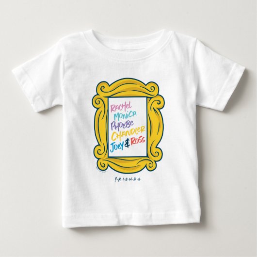 T-shirt Pour Bébé Noms de FRIENDS™ dans Peephole (Devant)