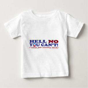 T-shirt Pour Bébé Non à Obama-Logo