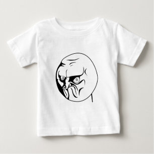 T-shirt Pour Bébé NON! Mème Internet Rage Comic