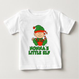 T-shirt Pour Bébé Nonna's Little Elf