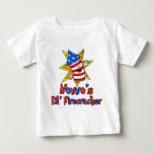 T-shirt Pour Bébé Nonno's Little Firecracker (Devant)