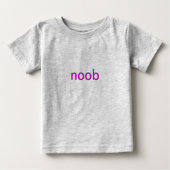 T-shirt Pour Bébé Noob baby (Devant)