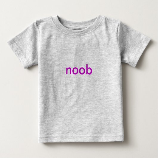 T-shirt Pour Bébé Noob baby (Devant)