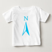T-shirt Pour Bébé Nord (Devant)