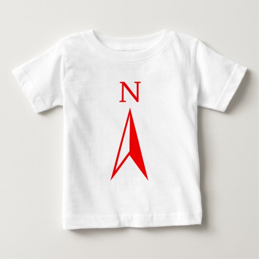 T-shirt Pour Bébé Nord (Devant)