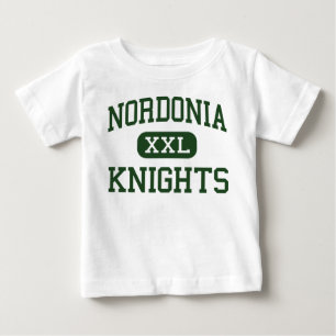 T-shirt Pour Bébé Nordonia - chevaliers - lycée - Macédoine Ohio