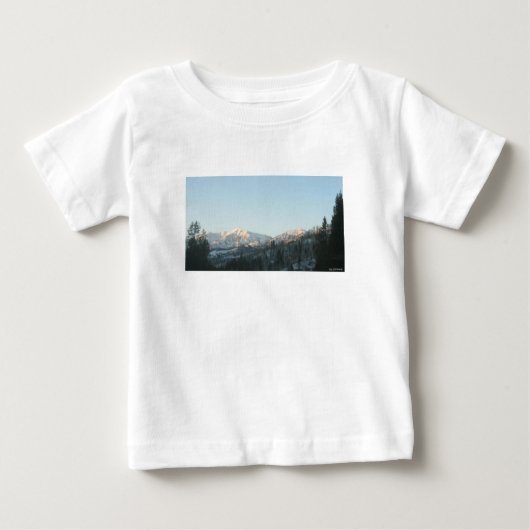 T-shirt Pour Bébé Northern Rocky Mountain Forest (Devant)