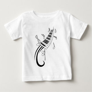 T-shirt Pour Bébé Notes de piano et de musique