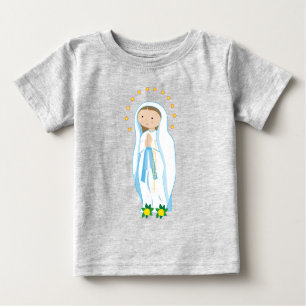 T-shirt Pour Bébé Notre Dame de Lourdes