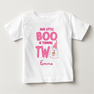 T-shirt Pour Bébé Notre Petit Boo Turner Deux Halloween 2e Anniversa
