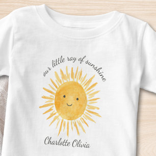 T-shirt Pour Bébé Notre Petit Rayon De Soleil
