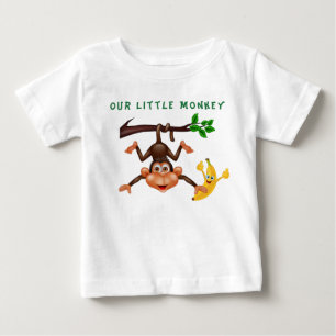 T-shirt Pour Bébé Notre Petit Singe