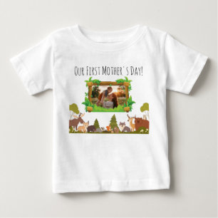 T-shirt Pour Bébé Notre première fête des Mères