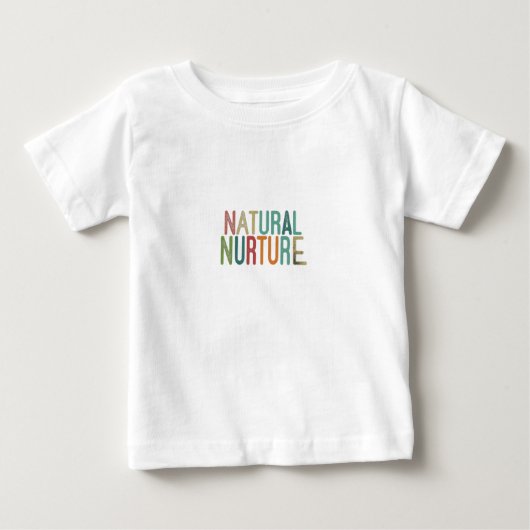 T-shirt Pour Bébé Nourriture naturelle (Devant)