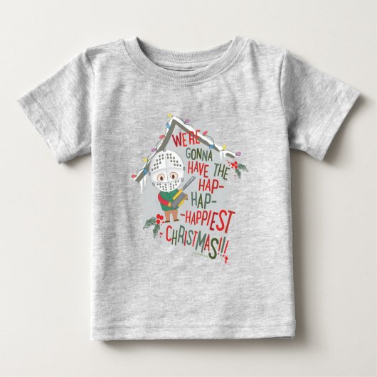 T-shirt Pour Bébé Nous allons avoir le Noël le plus heureux (Devant)