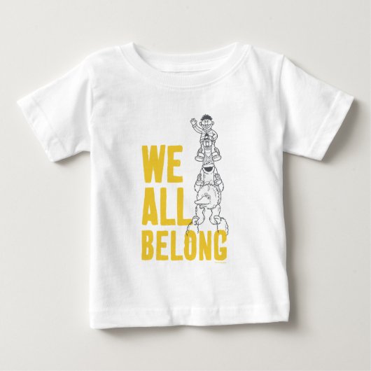 T-shirt Pour Bébé Nous appartenons tous (Devant)