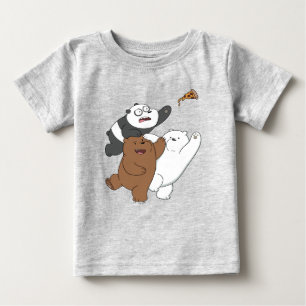 T-shirt Pour Bébé Nous Ours Nus - Dernière tranche de pizza
