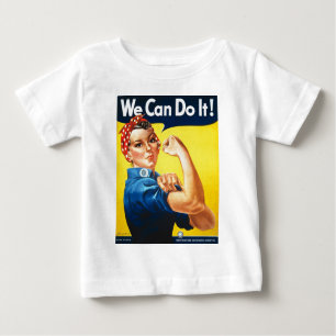 T-shirt Pour Bébé Nous pouvons le faire ! Rosie la riveteuse