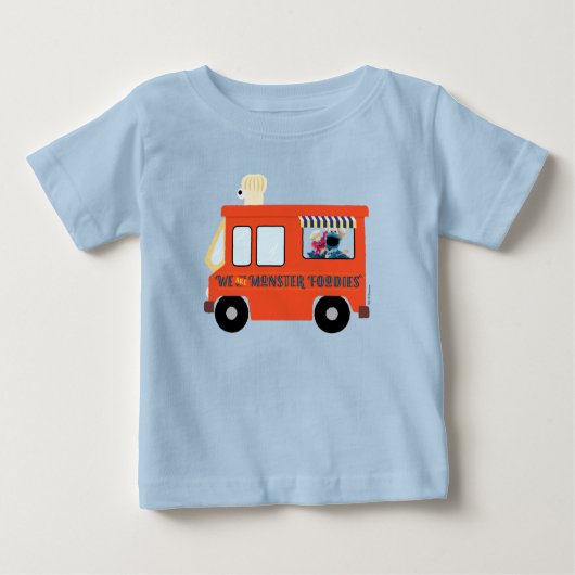T-shirt Pour Bébé Nous sommes des gourmets monstres (Devant)