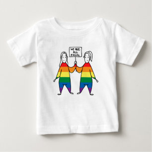 T-shirt Pour Bébé Nous sommes tous égaux
