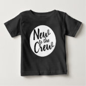 T-shirt Pour Bébé Nouveau à l'équipage bébé (Devant)