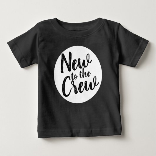 T-shirt Pour Bébé Nouveau à l'équipage bébé (Devant)