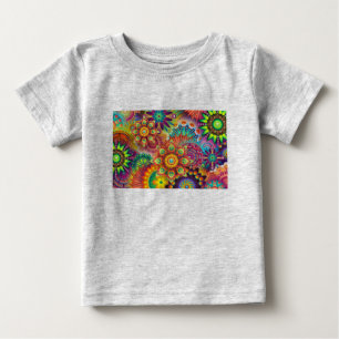 T-shirt Pour Bébé Nouveau Arrière - plan Abstrait coloré